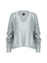 Afbeelding in Gallery-weergave laden, Sika blouse knit ORGANIC 7826-65 910 ash-gray
