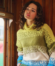 Afbeelding in Gallery-weergave laden, Sweater Col intarsia W23.07708 multi color
